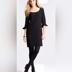 Black crepe dress